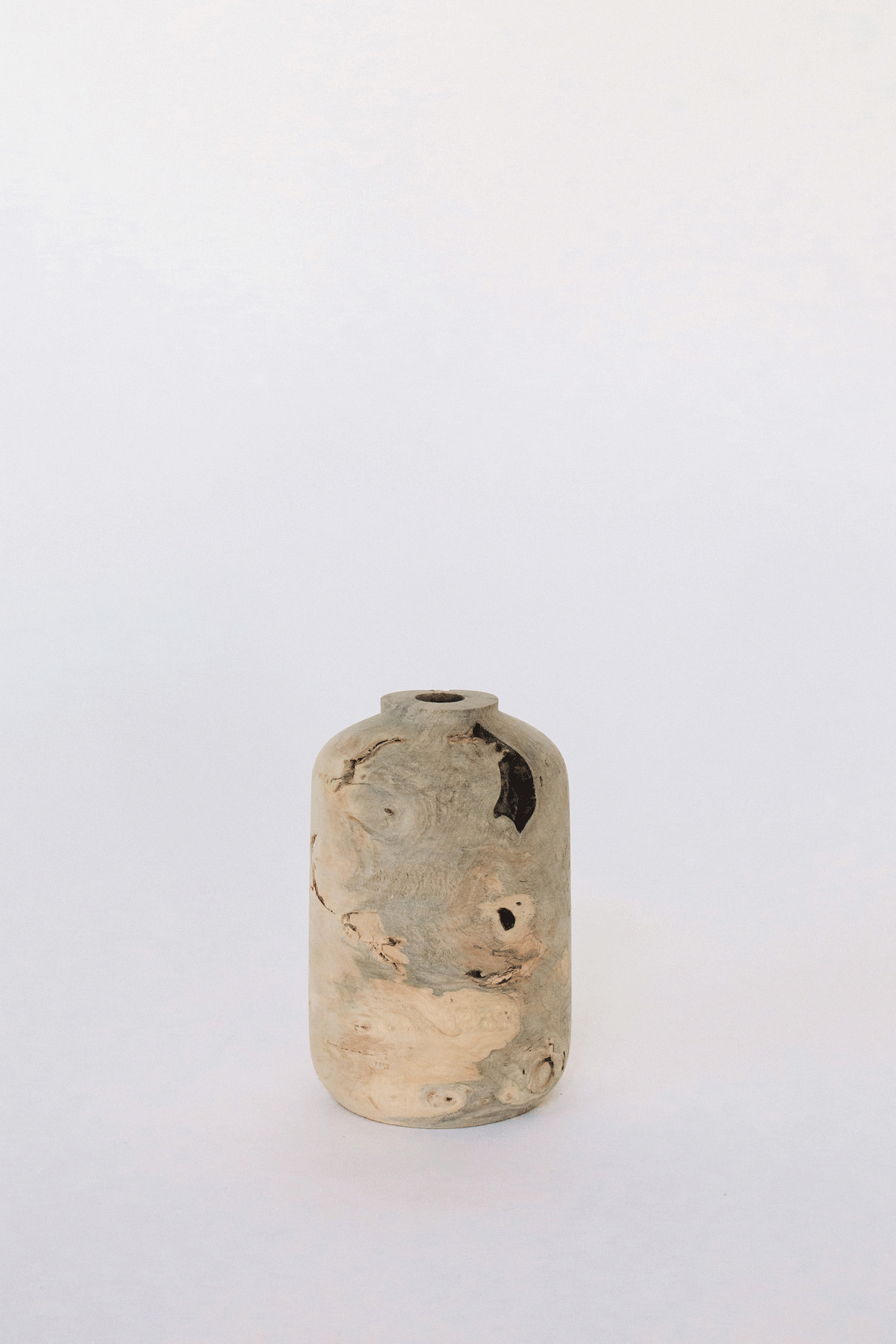 Buckeye Burl Vase by Melanie Abrantes at Abacus Row