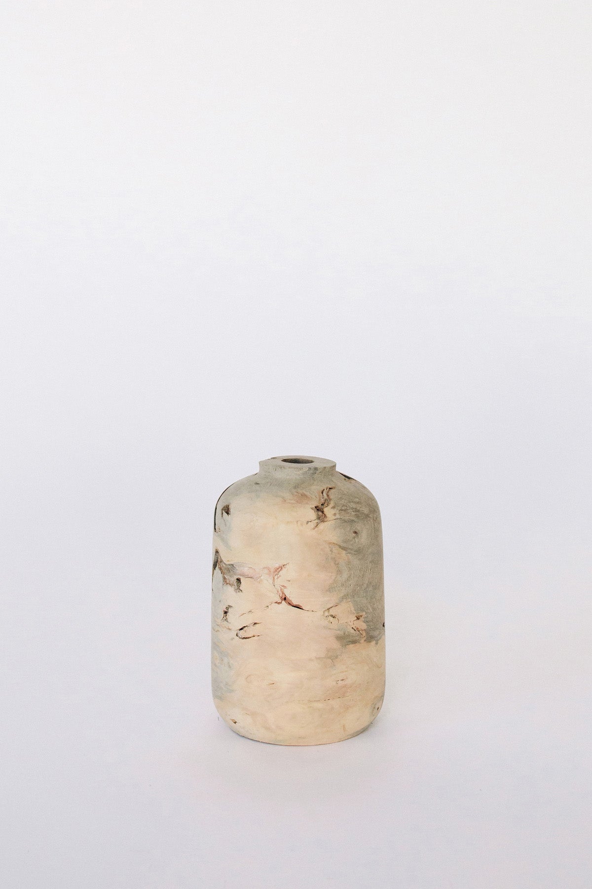 Buckeye Burl Vase by Melanie Abrantes at Abacus Row