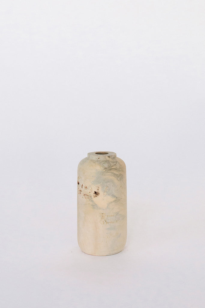 Buckeye Burl Vase by Melanie Abrantes at Abacus Row