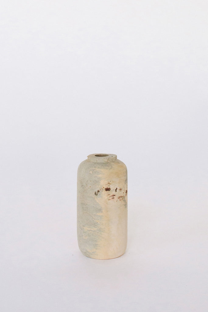 Buckeye Burl Vase by Melanie Abrantes at Abacus Row