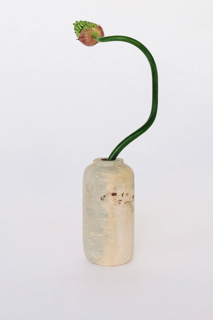 Buckeye Burl Vase by Melanie Abrantes at Abacus Row