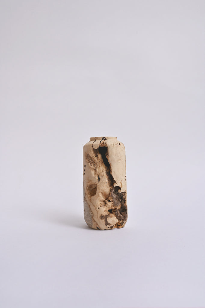 Buckeye Burl Vases by Melanie Abrantes at Abacus Row