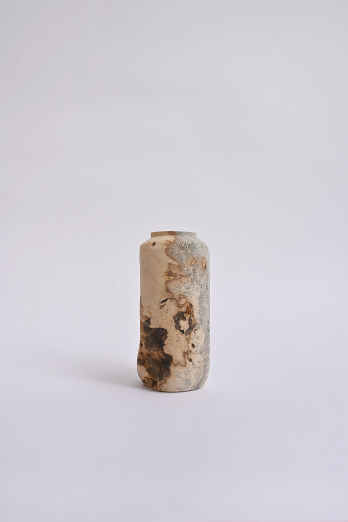 Buckeye Burl Vases by Melanie Abrantes at Abacus Row