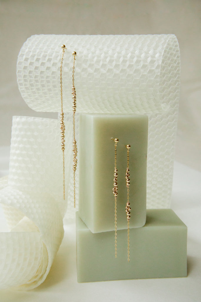 Iota Earrings - Abacus Row Handmade Jewelry