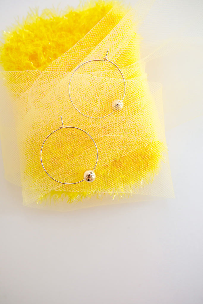 Mandarin Hoop Earrings - Year of the Ox Collection by Abacus Row