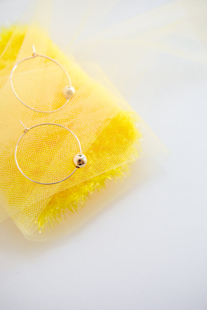Mandarin Hoop Earrings - Year of the Ox Collection by Abacus Row