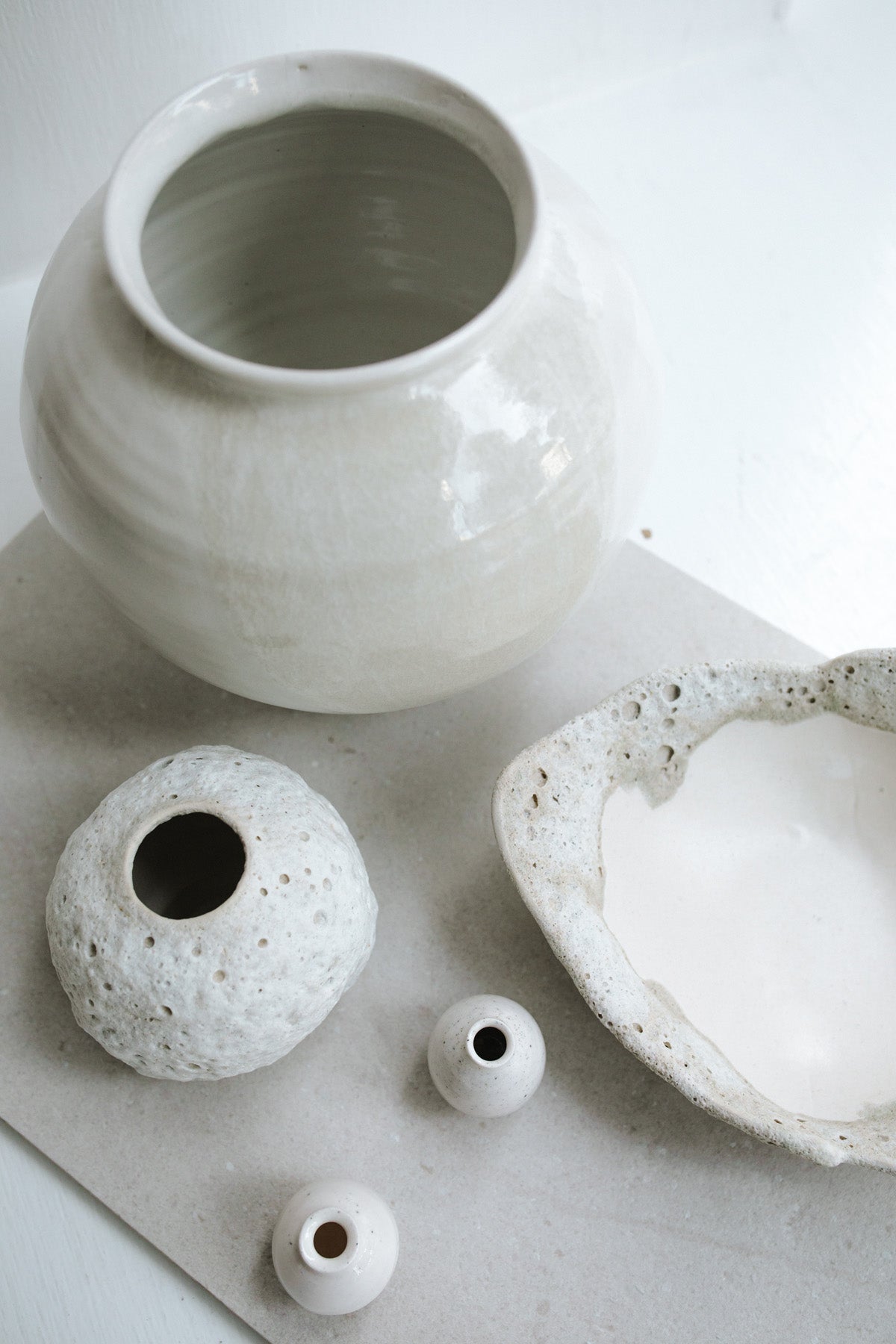 Moon Vase by Yenworks Ceramics