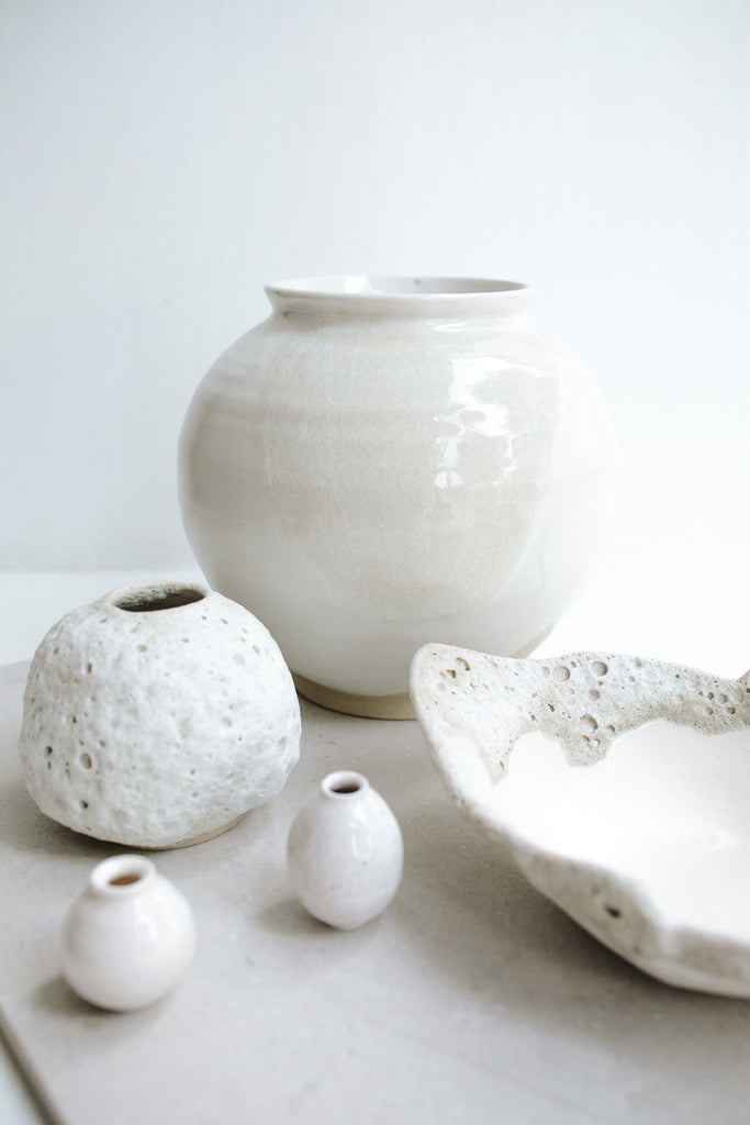 Moon Vase by Yenworks Ceramics