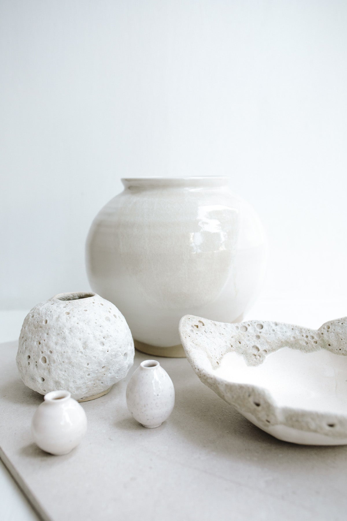 Moon Vase by Yenworks Ceramics