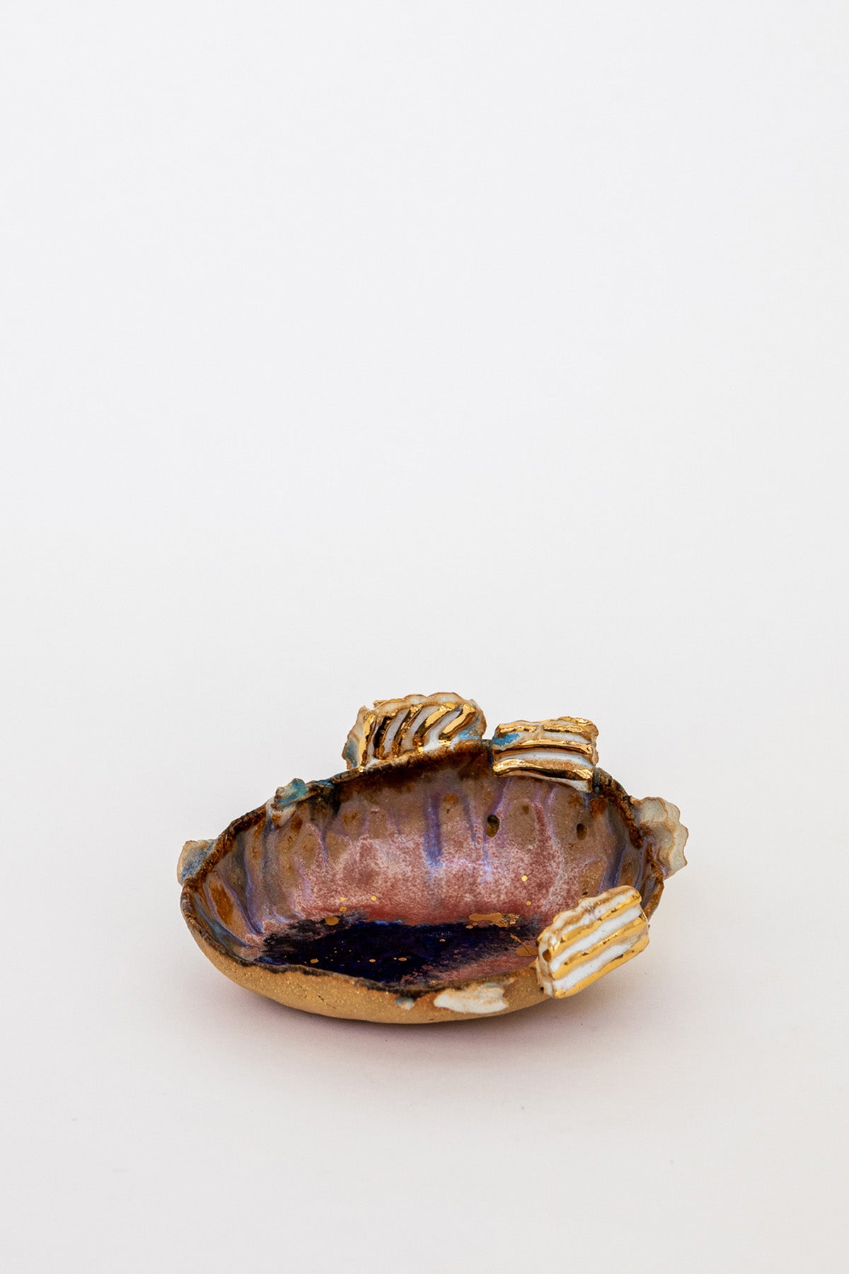 Extra Small Pink Aurora Gold Iceland Dish Minh Singer at Abacus Row