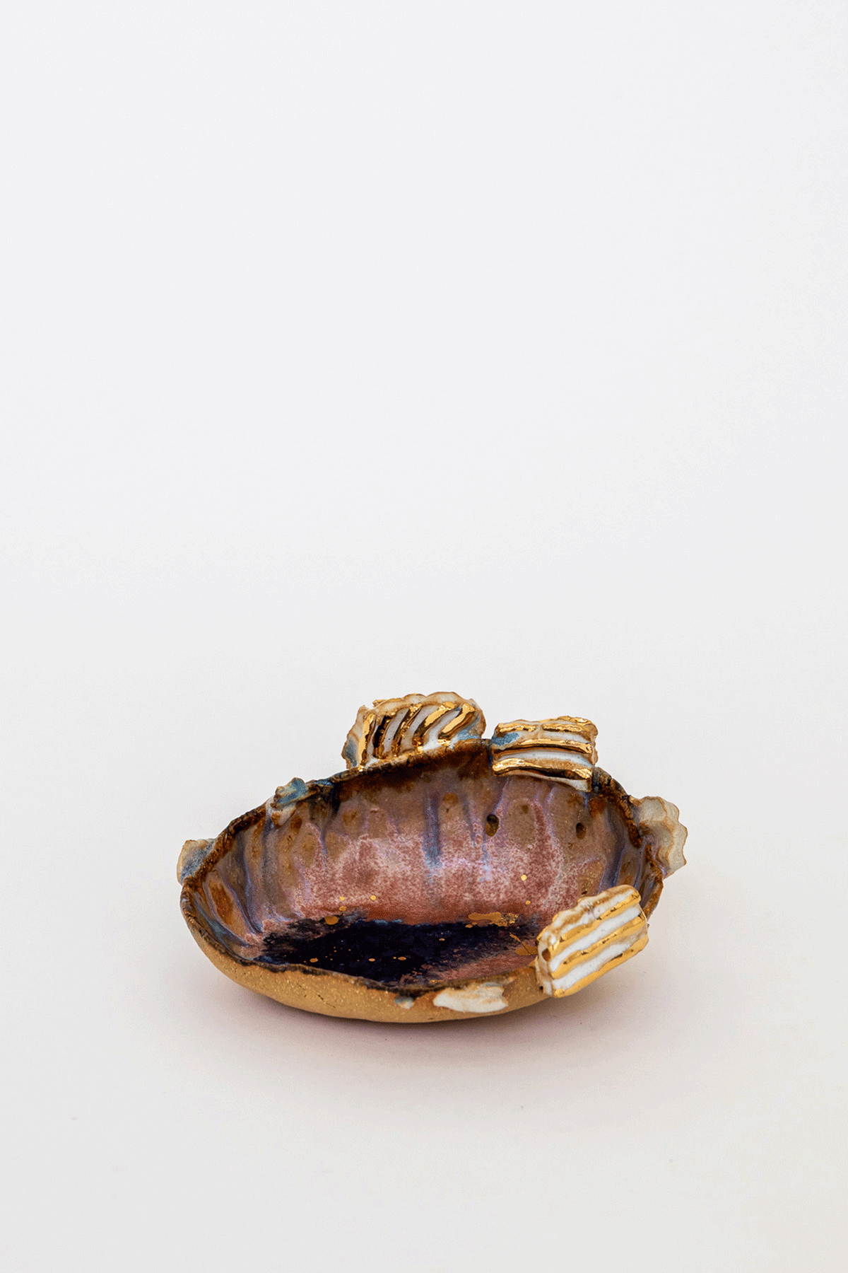 Extra Small Pink Aurora Gold Iceland Dish Minh Singer at Abacus Row