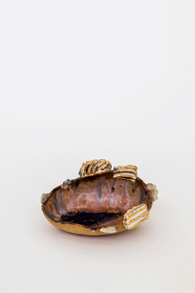 Extra Small Pink Aurora Gold Iceland Dish Minh Singer at Abacus Row