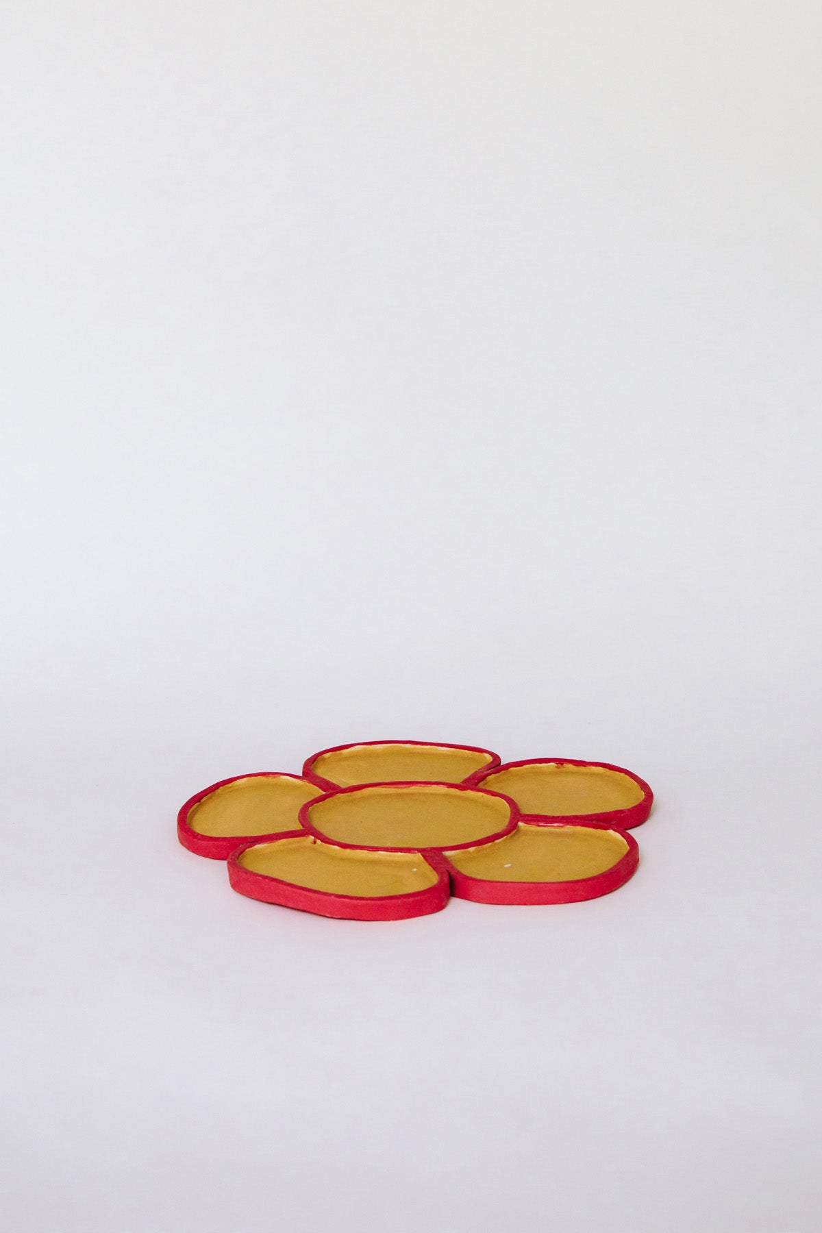 Apricot Flower Candy Tray by Minh Singer at Abacus Row