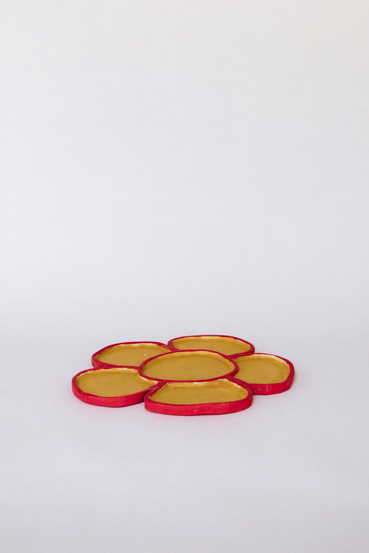 Apricot Flower Candy Tray by Minh Singer at Abacus Row