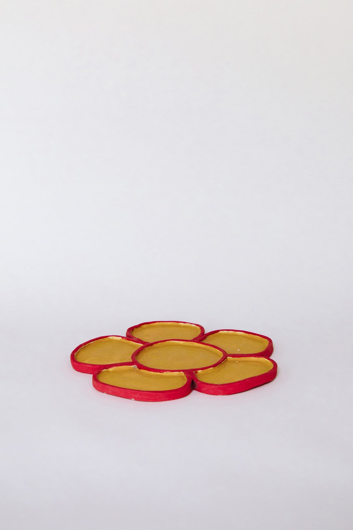 Apricot Flower Candy Tray by Minh Singer at Abacus Row