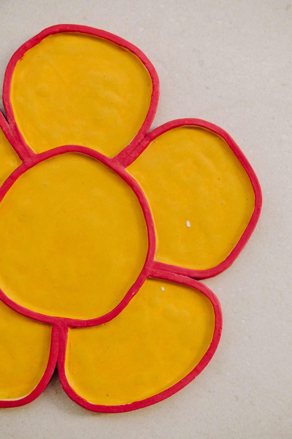 Apricot Flower Candy Tray by Minh Singer at Abacus Row