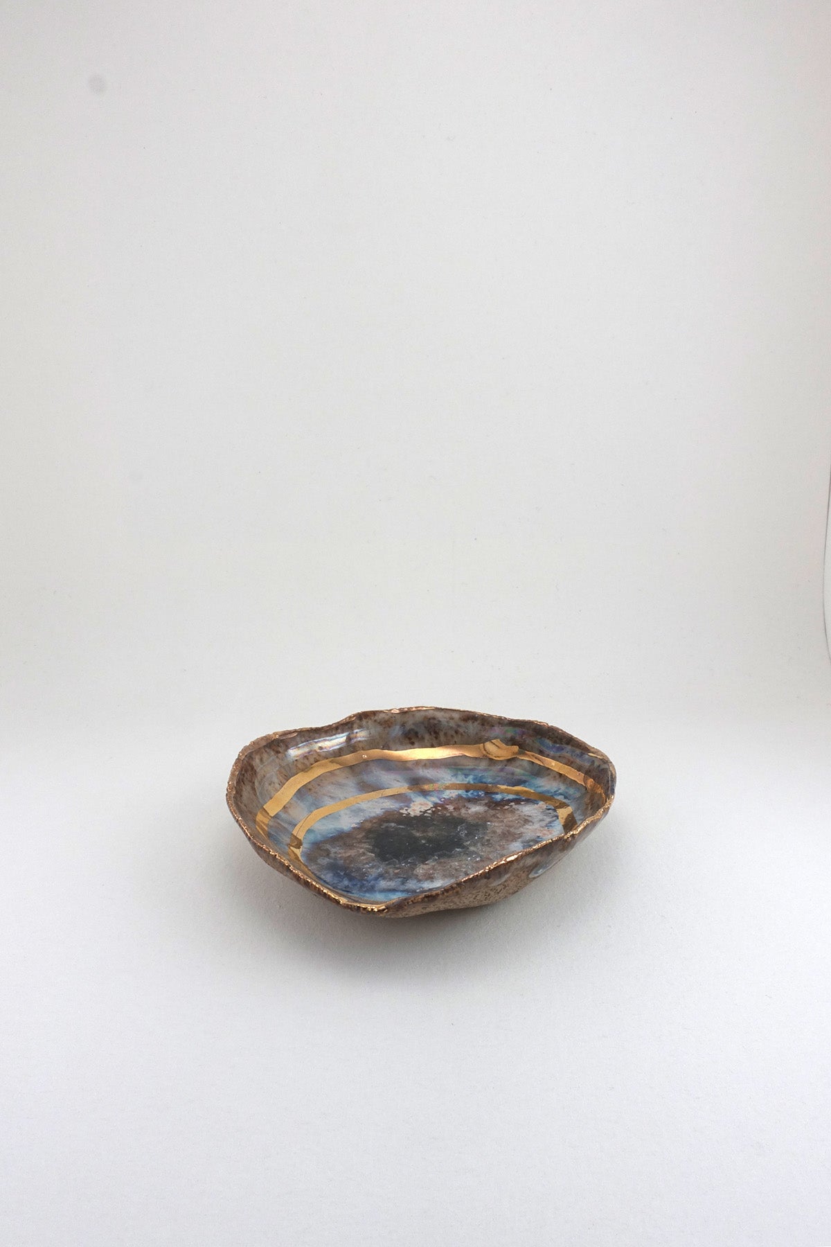 Extra Small Iceland Blue Lagoon Dish by Minh Singer