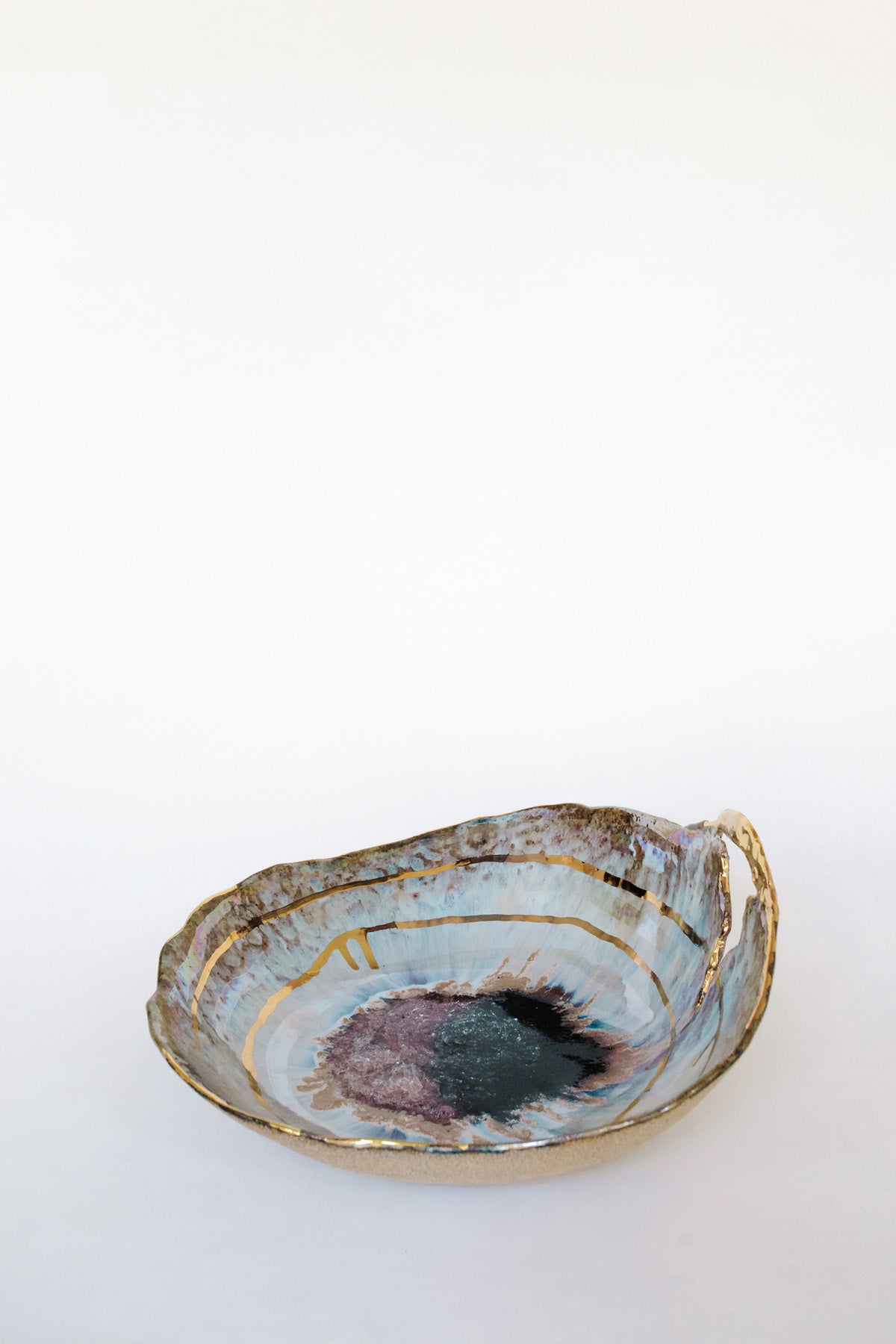 Extra Large Iceland Blue Lagoon Shell by Minh Singer