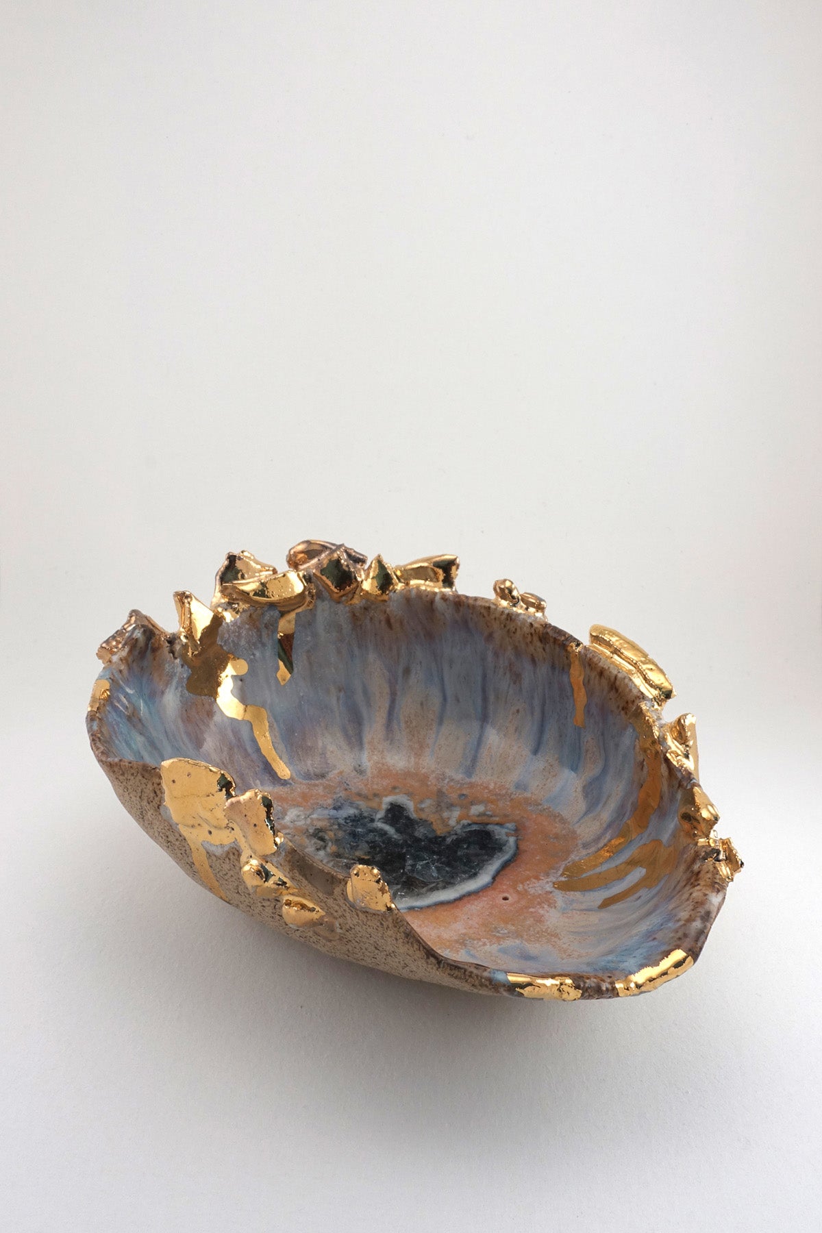 Small Iceland Blue Lagoon Shell by Minh Singer