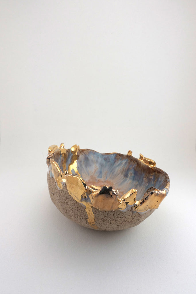 Small Iceland Blue Lagoon Shell by Minh Singer