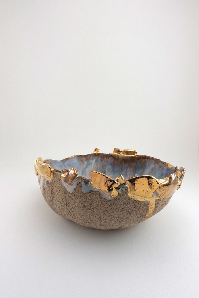 Small Iceland Blue Lagoon Shell by Minh Singer