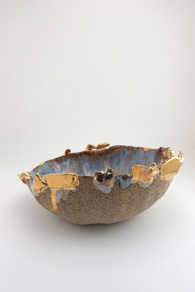 Small Iceland Blue Lagoon Shell by Minh Singer