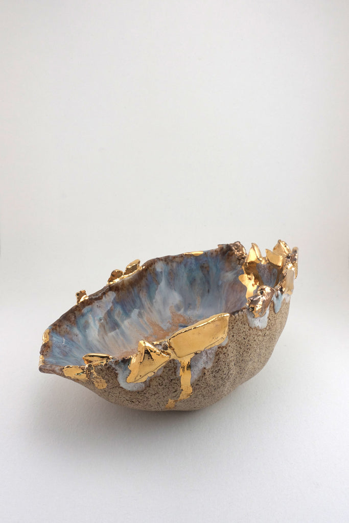 Small Iceland Blue Lagoon Shell by Minh Singer