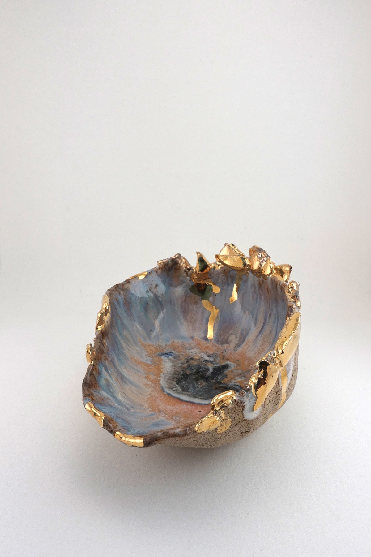 Small Iceland Blue Lagoon Shell by Minh Singer
