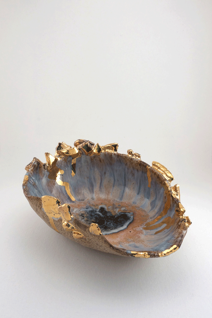 Small Iceland Blue Lagoon Shell by Minh Singer gif