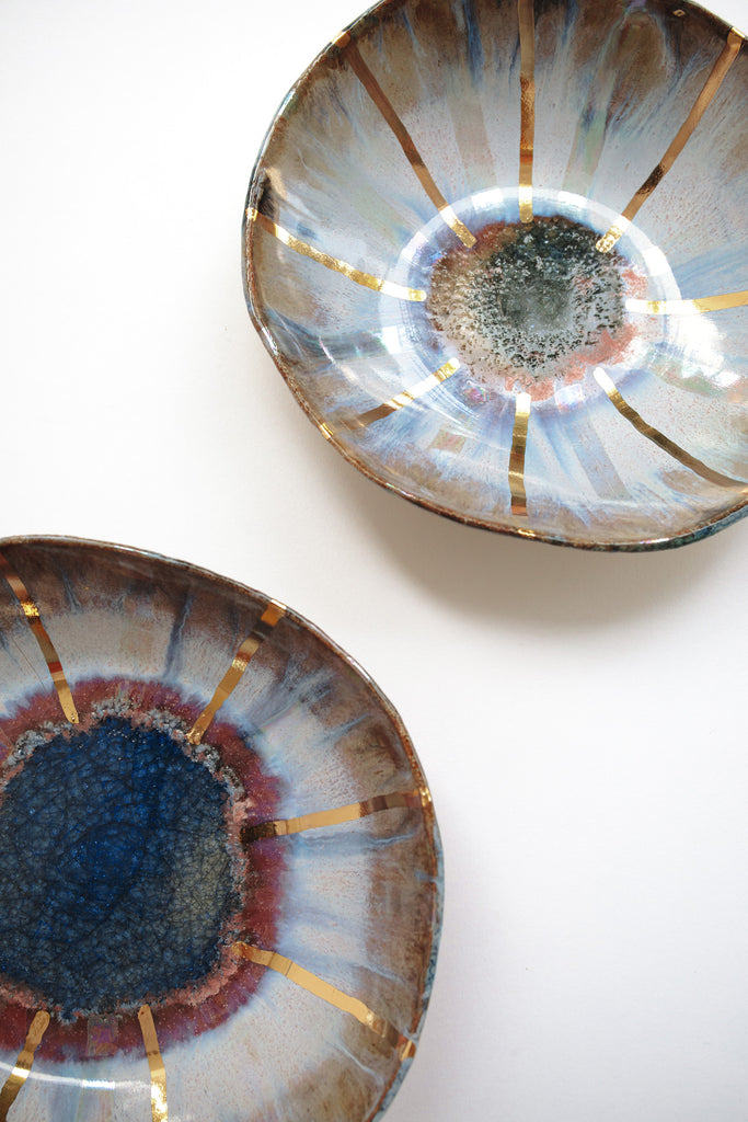 Medium Iceland Aurora Bowl by Minh Singer