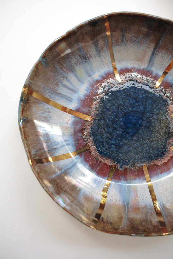 Medium Iceland Aurora Bowl by Minh Singer