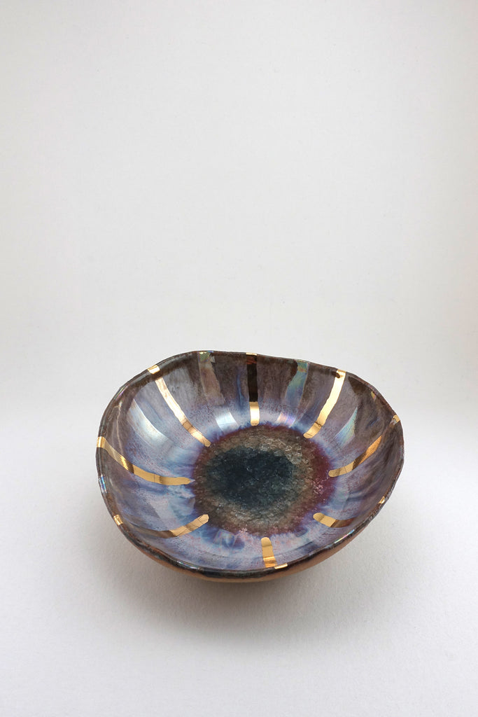 Small Iceland Aurora Bowl by Minh Singer