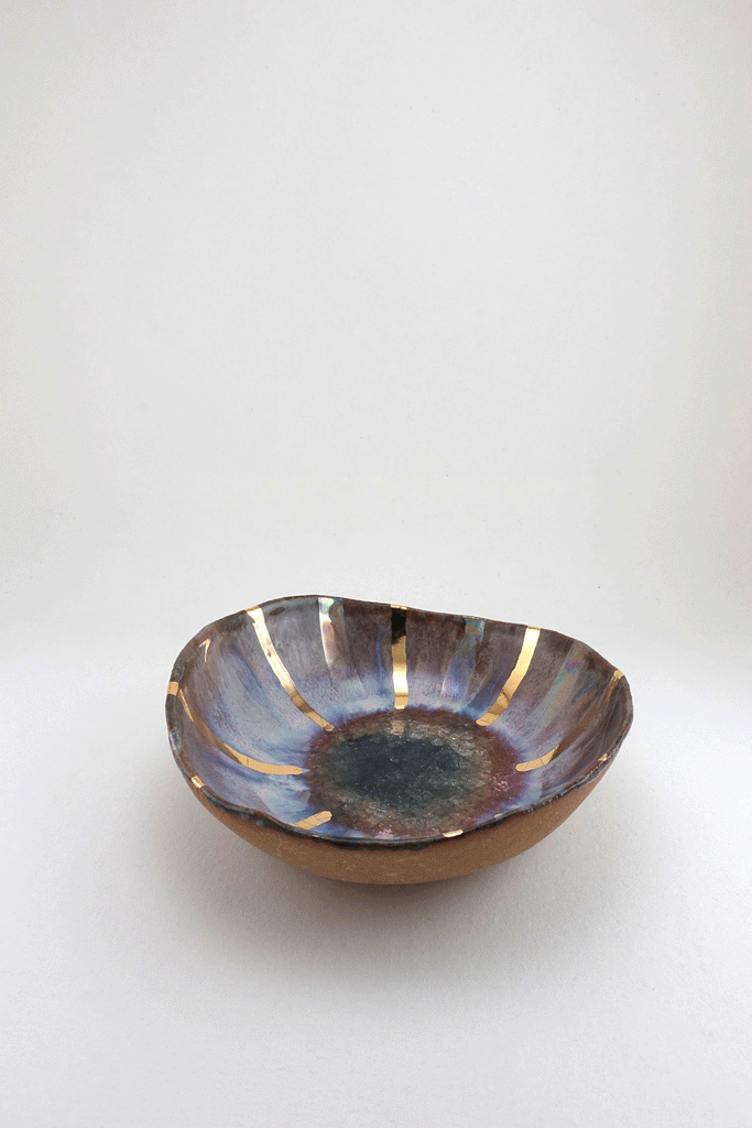 Small Iceland Aurora Bowl by Minh Singer gif