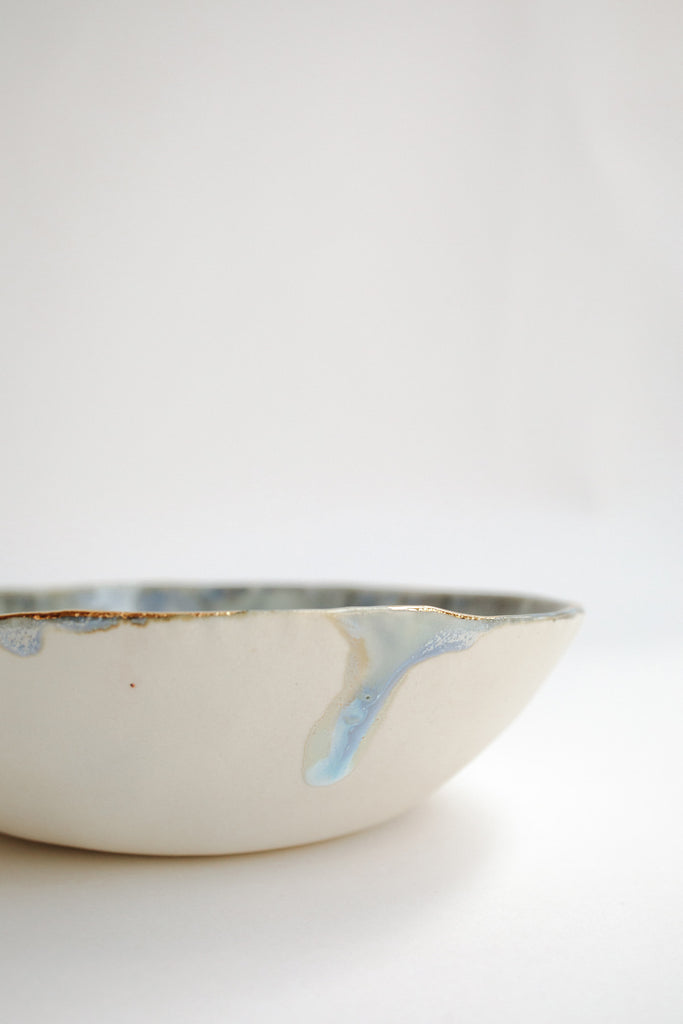Medium Iceland Blue Lagoon Bowl by Minh Singer