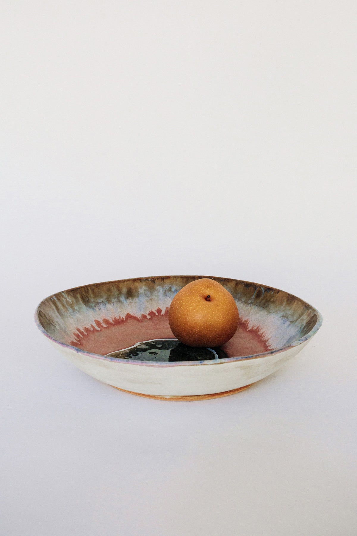 Extra Large Iceland Bowl, Pink Aurora by Minh Singer at Abacus Row