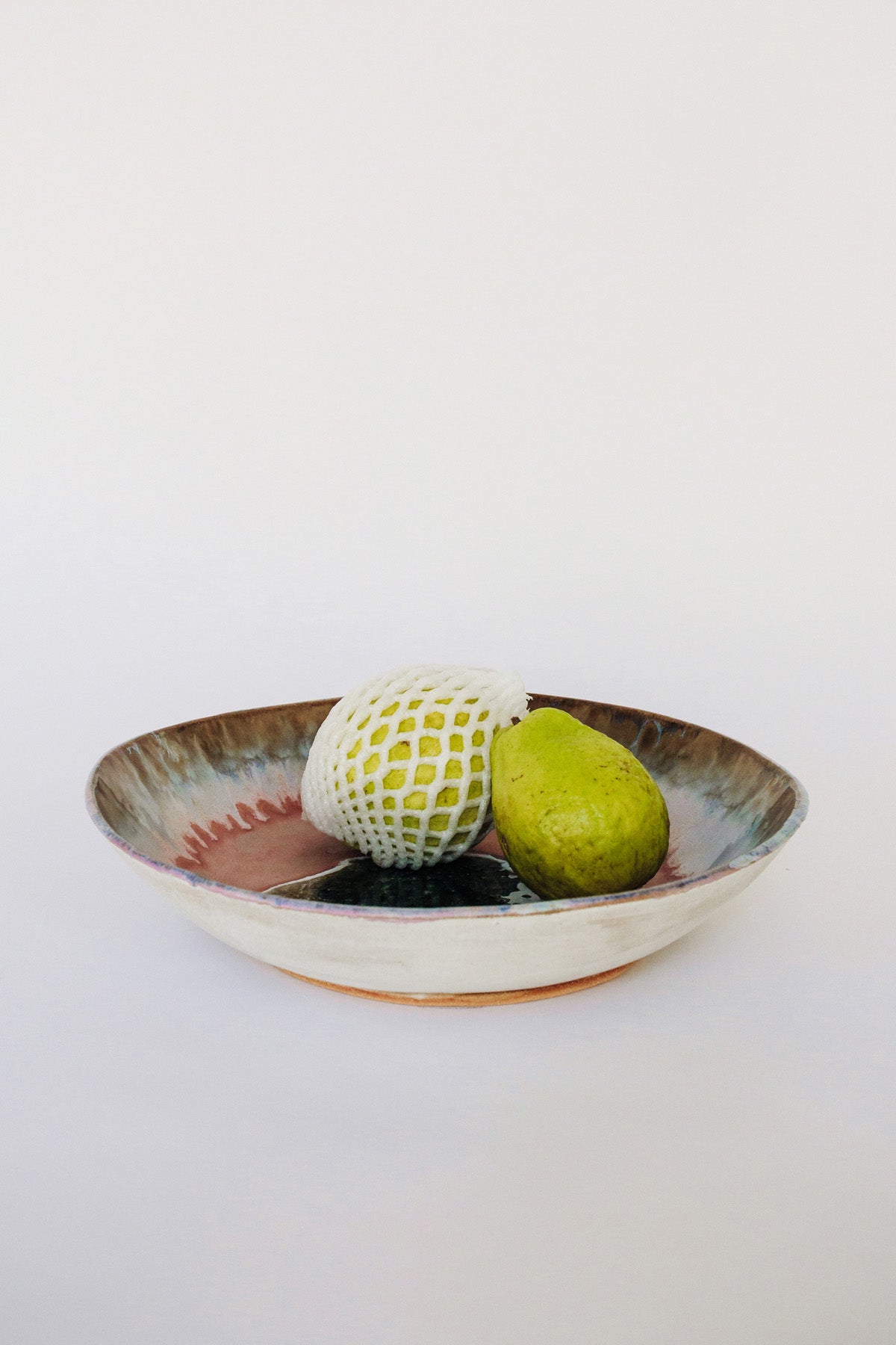 Extra Large Iceland Bowl, Pink Aurora by Minh Singer at Abacus Row