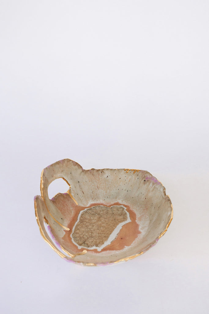 Medium Iceland Dilapidated Bowl, Northern Lights by Minh Singer
