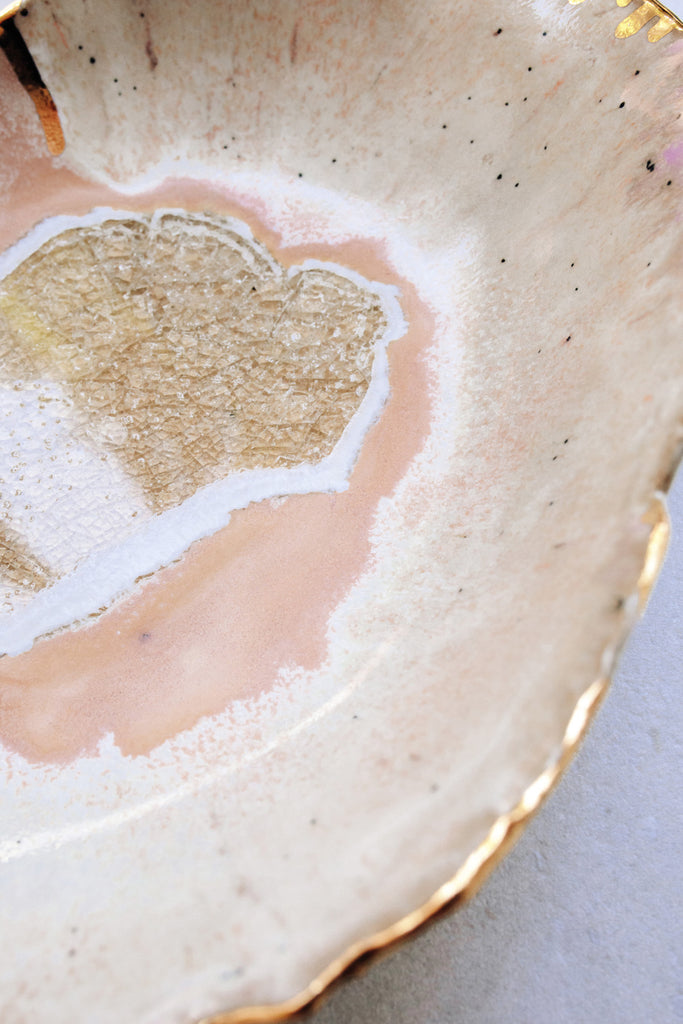 Medium Iceland Dilapidated Bowl, Northern Lights by Minh Singer