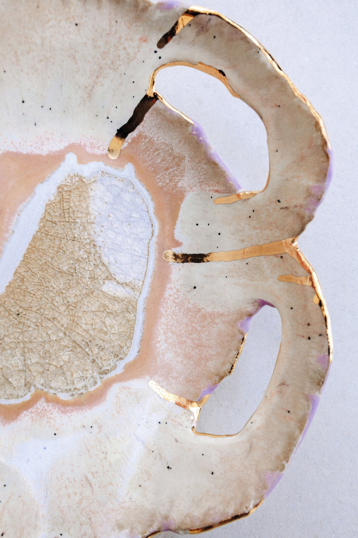 Medium Iceland Dilapidated Bowl, Northern Lights by Minh Singer