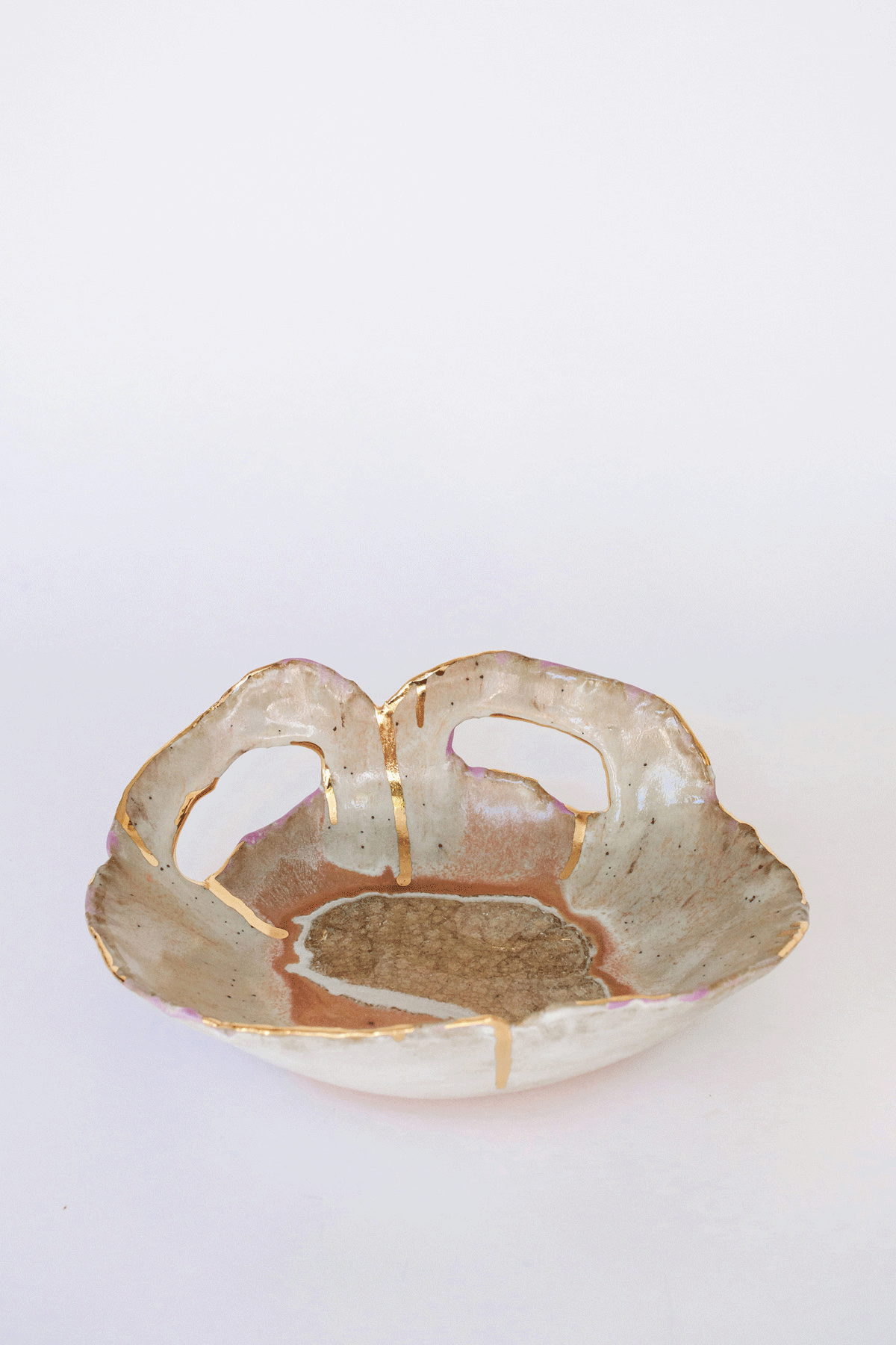 Medium Iceland Dilapidated Bowl, Northern Lights by Minh Singer at Abacus Row