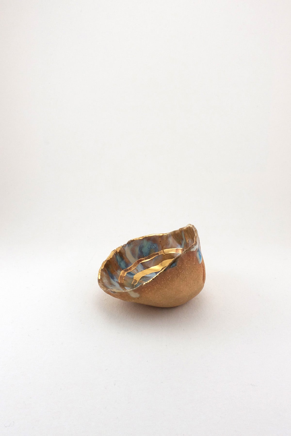 Mini Iceland Dish with Gold Ripples by Minh Singer at Abacus Row