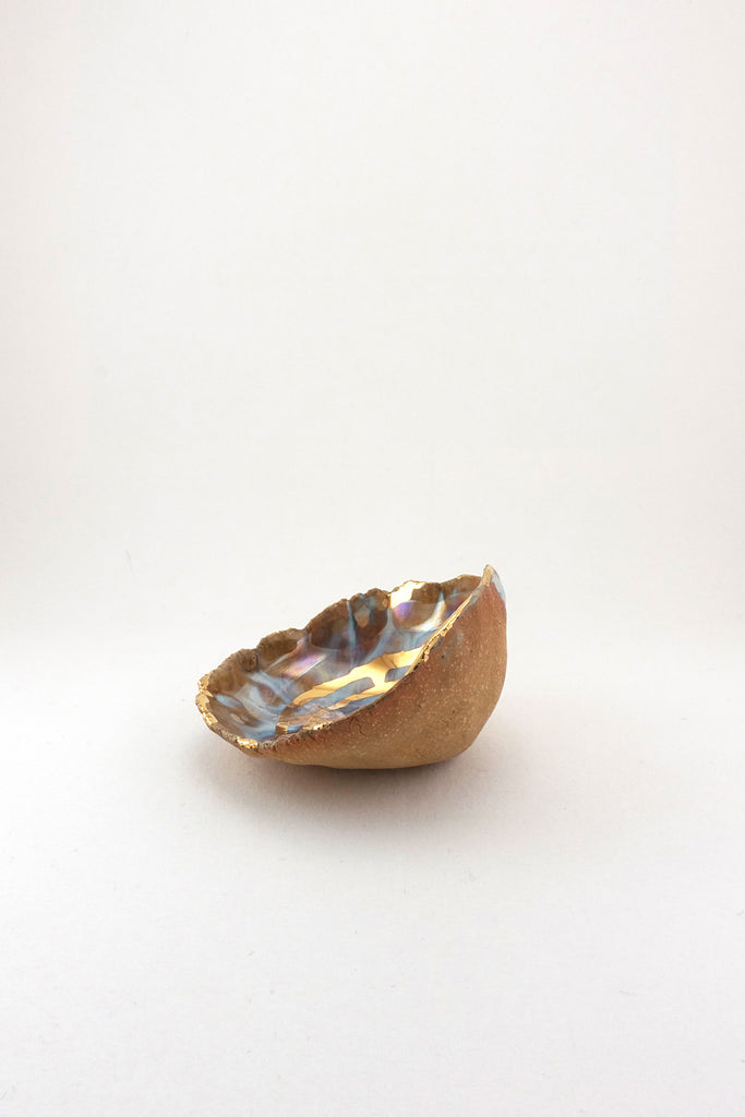 Mini Iceland Dish with Gold Ripples by Minh Singer at Abacus Row