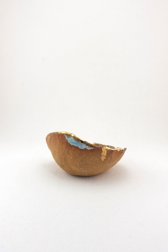Mini Iceland Dish with Gold Ripples by Minh Singer at Abacus Row