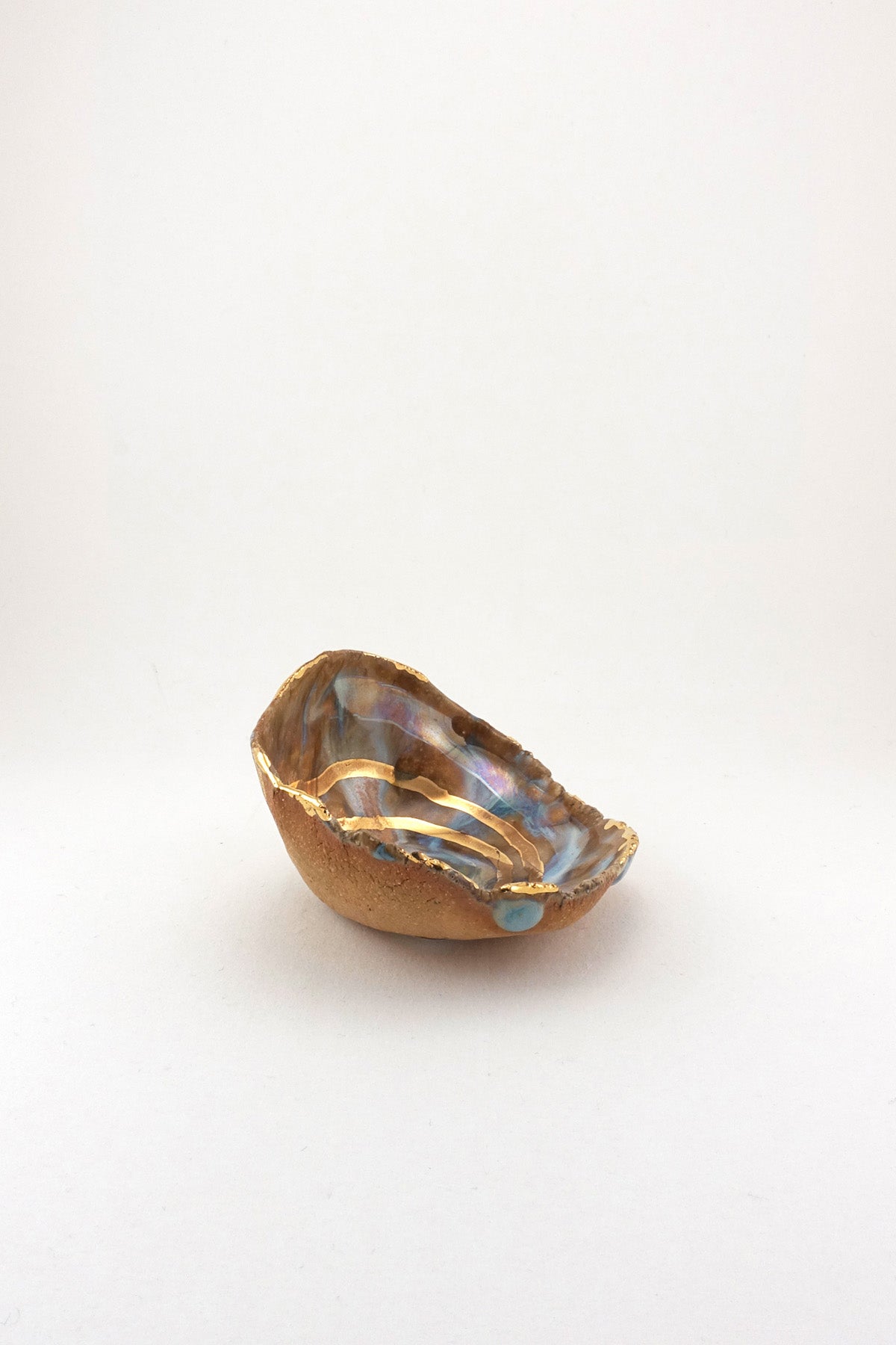 Mini Iceland Dish with Gold Ripples by Minh Singer at Abacus Row