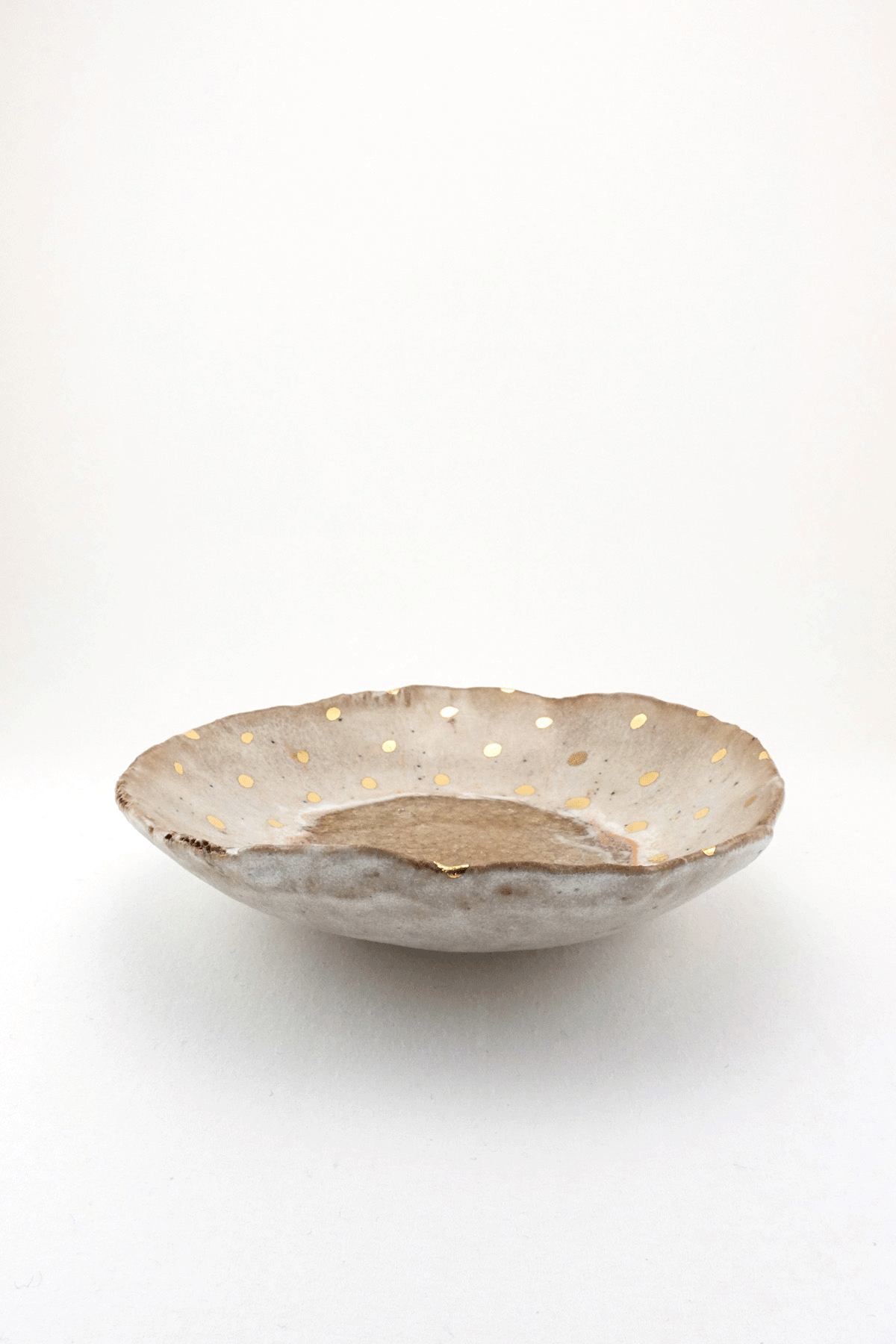 Extra Small Iceland Footed Dish, Northern Lights by Minh Singer