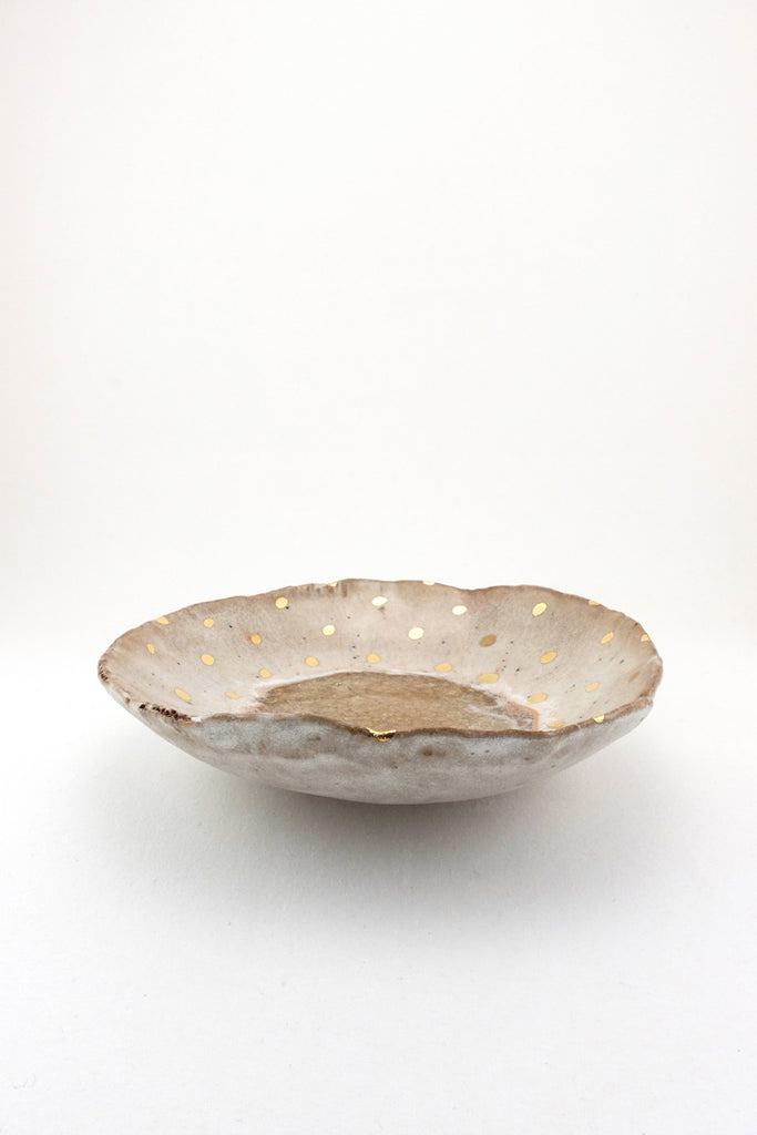 Extra Small Iceland Footed Dish, Northern Lights by Minh Singer