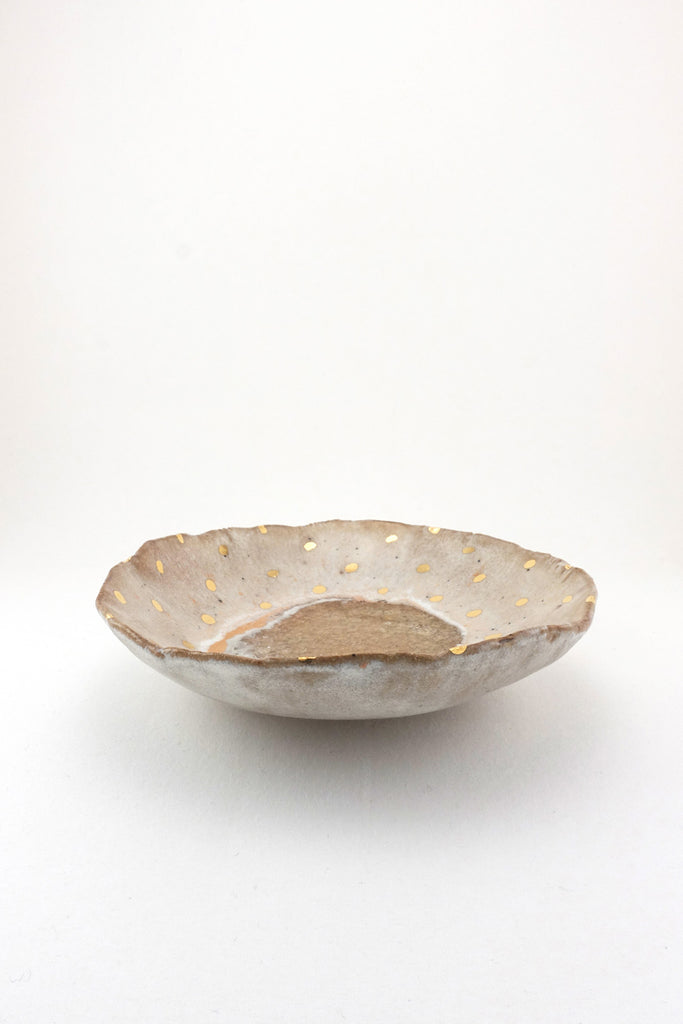 Extra Small Iceland Footed Dish, Northern Lights by Minh Singer