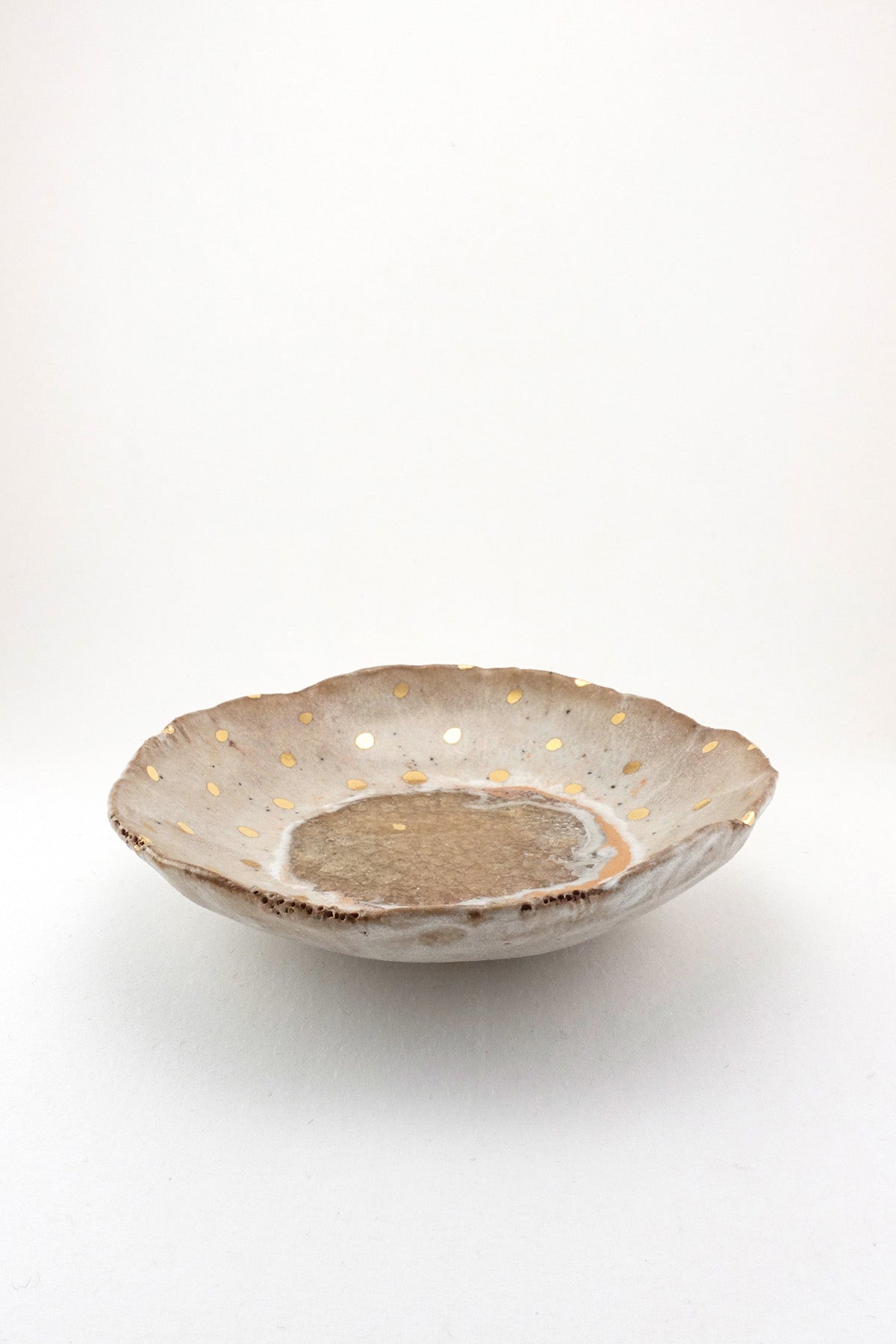 Extra Small Iceland Footed Dish, Northern Lights by Minh Singer