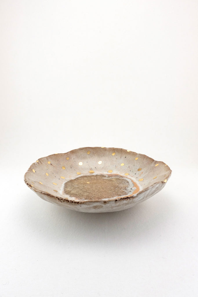 Extra Small Iceland Footed Dish, Northern Lights by Minh Singer