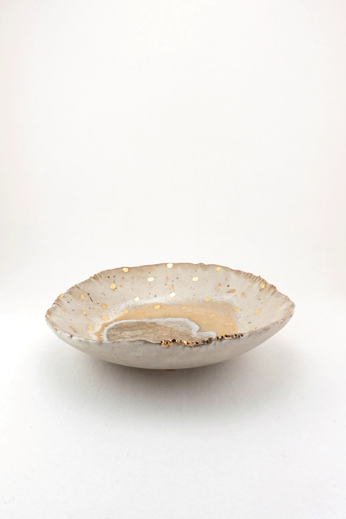 Extra Small Iceland Footed Dish, Northern Lights by Minh Singer